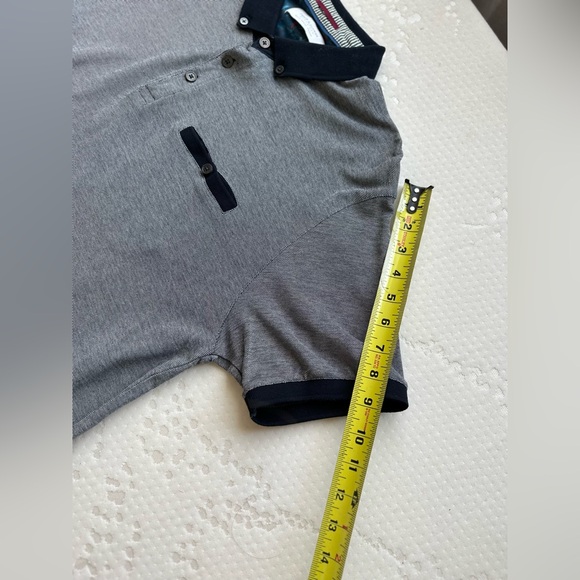 Denim & Flower Blue & Grey color Men’s Polo Shirt Size XL - Picture 7 of 7